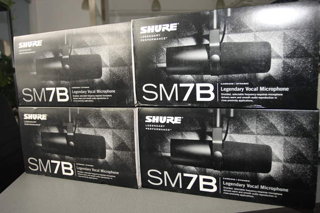 Shure 舒爾 SM7B 電臺(tái)直播心形動(dòng)圈話(huà)筒