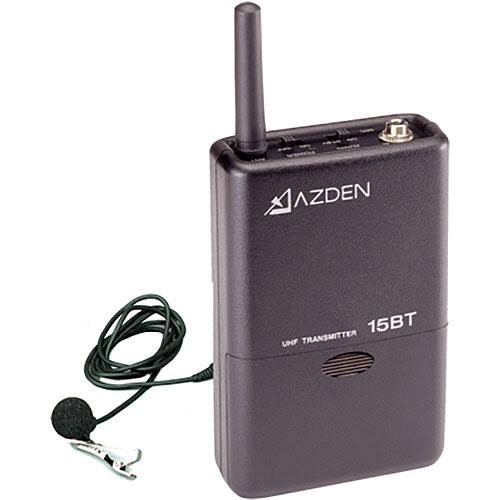 Azden 15BT腰包發(fā)射機(jī)105系列UHF無(wú)線麥克風(fēng)系統(tǒng)