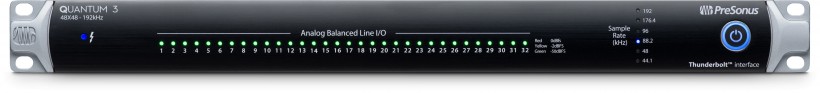 PreSonus 發(fā)布全線路接口的雷電音頻接口 Quantum 4848，送全功能版 Studio One