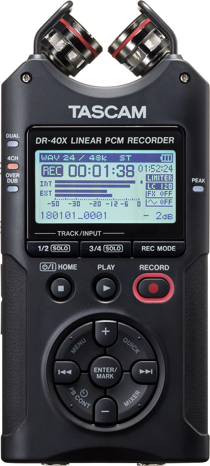 Tascam 宣布新的 DR-X 系列數(shù)字錄音機兼 USB 音頻接口