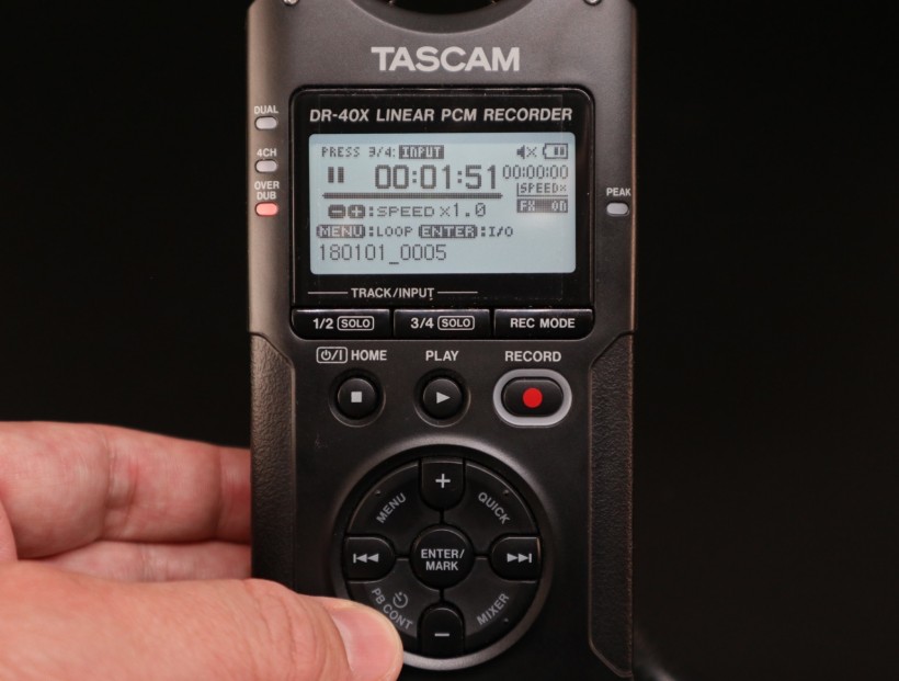 TASCAM X 戰(zhàn)警祭：DR-05X、DR-07X、DR-40X 系列便攜式錄音機(jī)測評
