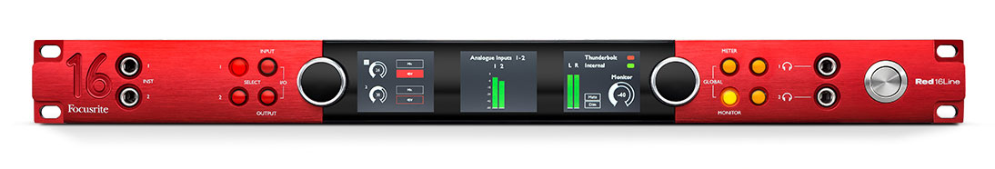 雷電？ Dante？ Pro Tools|Ultimate音頻接口？ Red 16Line滿足你！