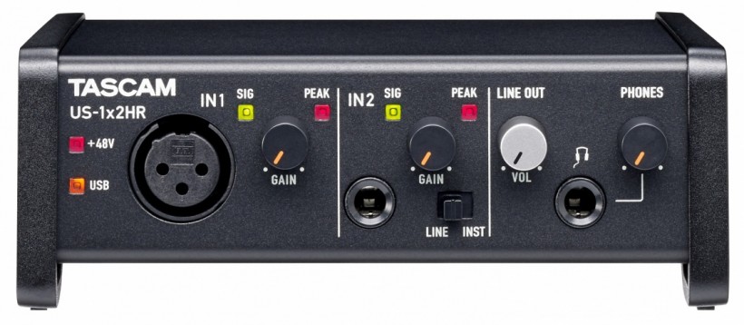Tascam 發(fā)布新 US-HR 系列三款 USB-C 音頻接口：US-1x2HR、US-2x2HR、US-4x4HR